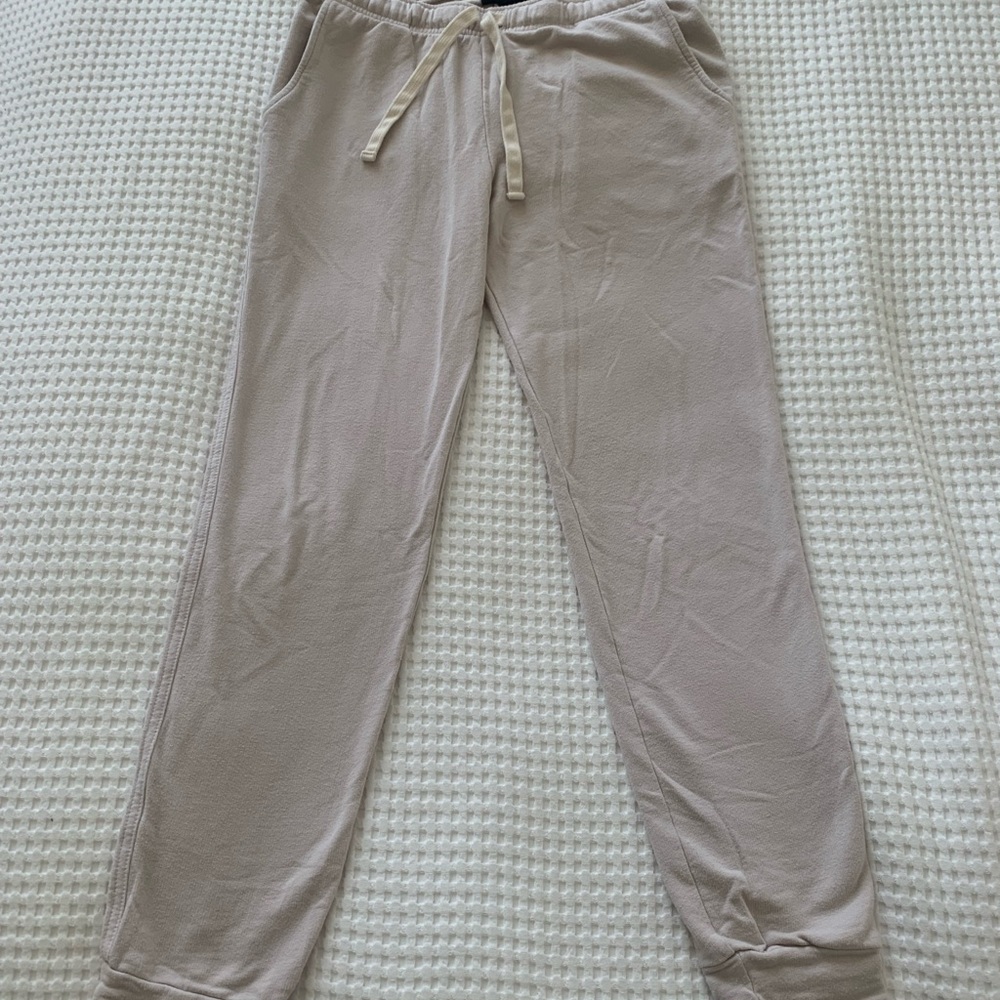 MONROW beige sweat pants XS